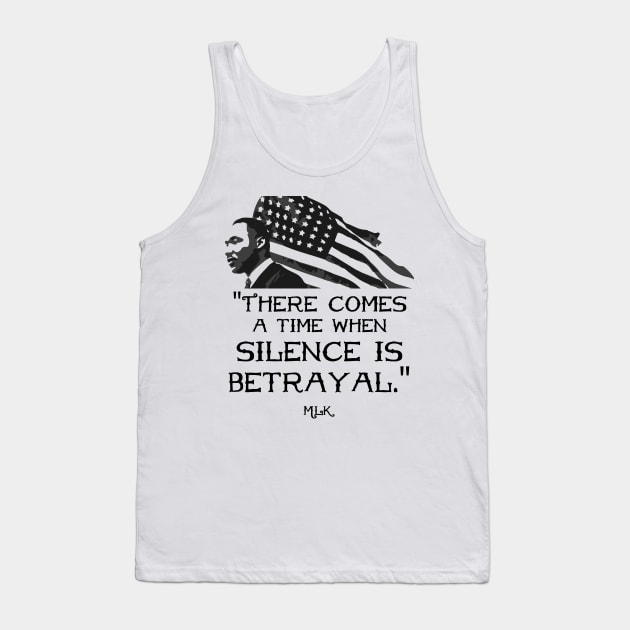 Silence Is Betrayal Tank Top by Randy Handsome